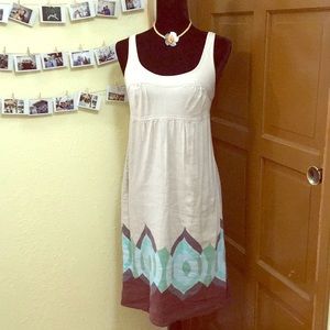 Mossimo Linen “Peacock” Dress